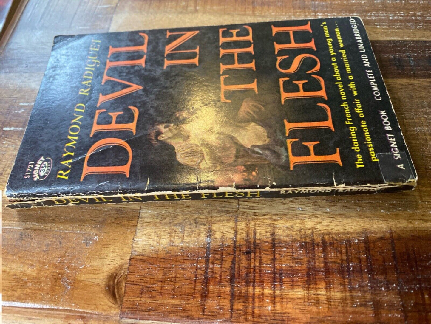 Devil in the Flesh by Raymond Radiguet 1959 Signet S1721 Paperback