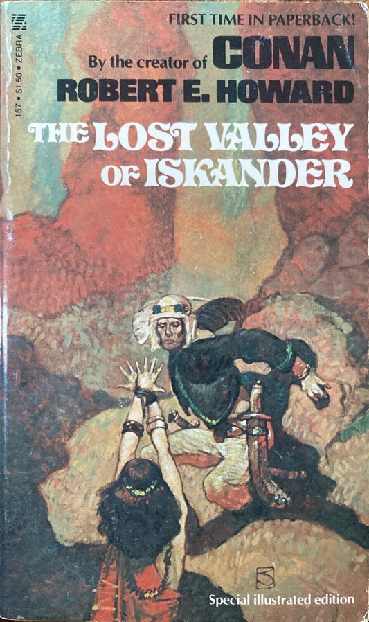 The Lost Valley of Iskander by Robert E. Howard 1976 Zebra 157 Paperback
