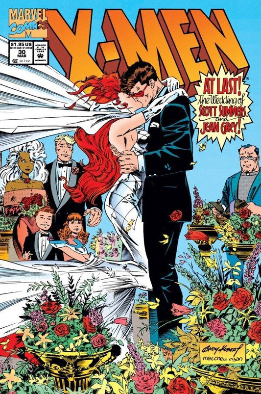 Marvel Comics X-men #30 Modern Age 1994 Wedding Cyclops Jean Grey