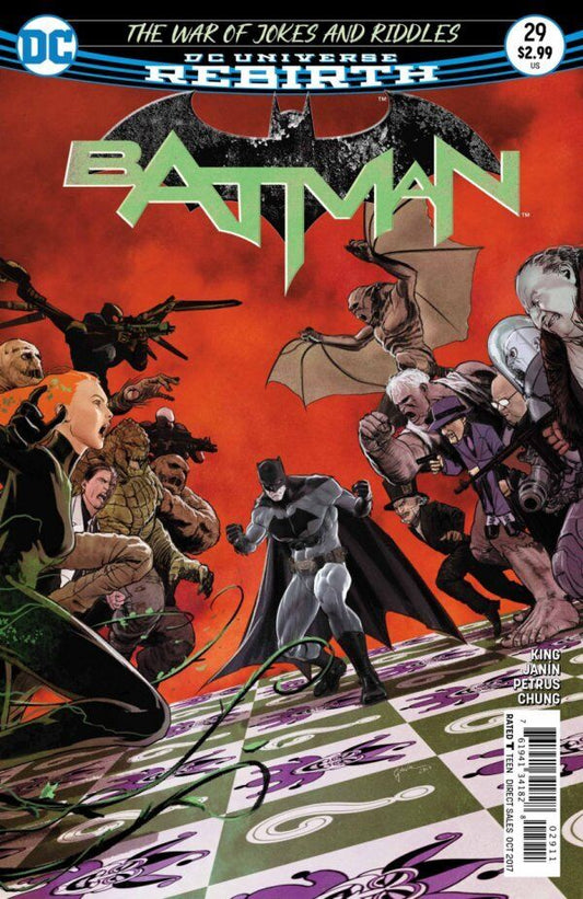 DC Comics Batman #29 Modern Age 2017 War of Jokes and Riddles