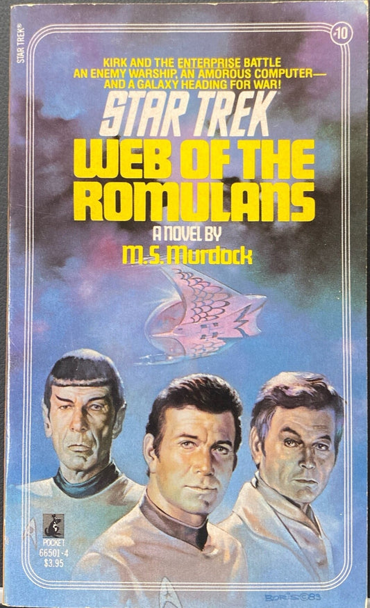 Star Trek #10: Web of the Romulans by M.S. Murdock 1983 Pocket Paperback