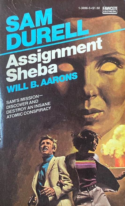 Assignment Sheba by Edward S. Aarons 1976 Fawcett Gold Medal Paperback