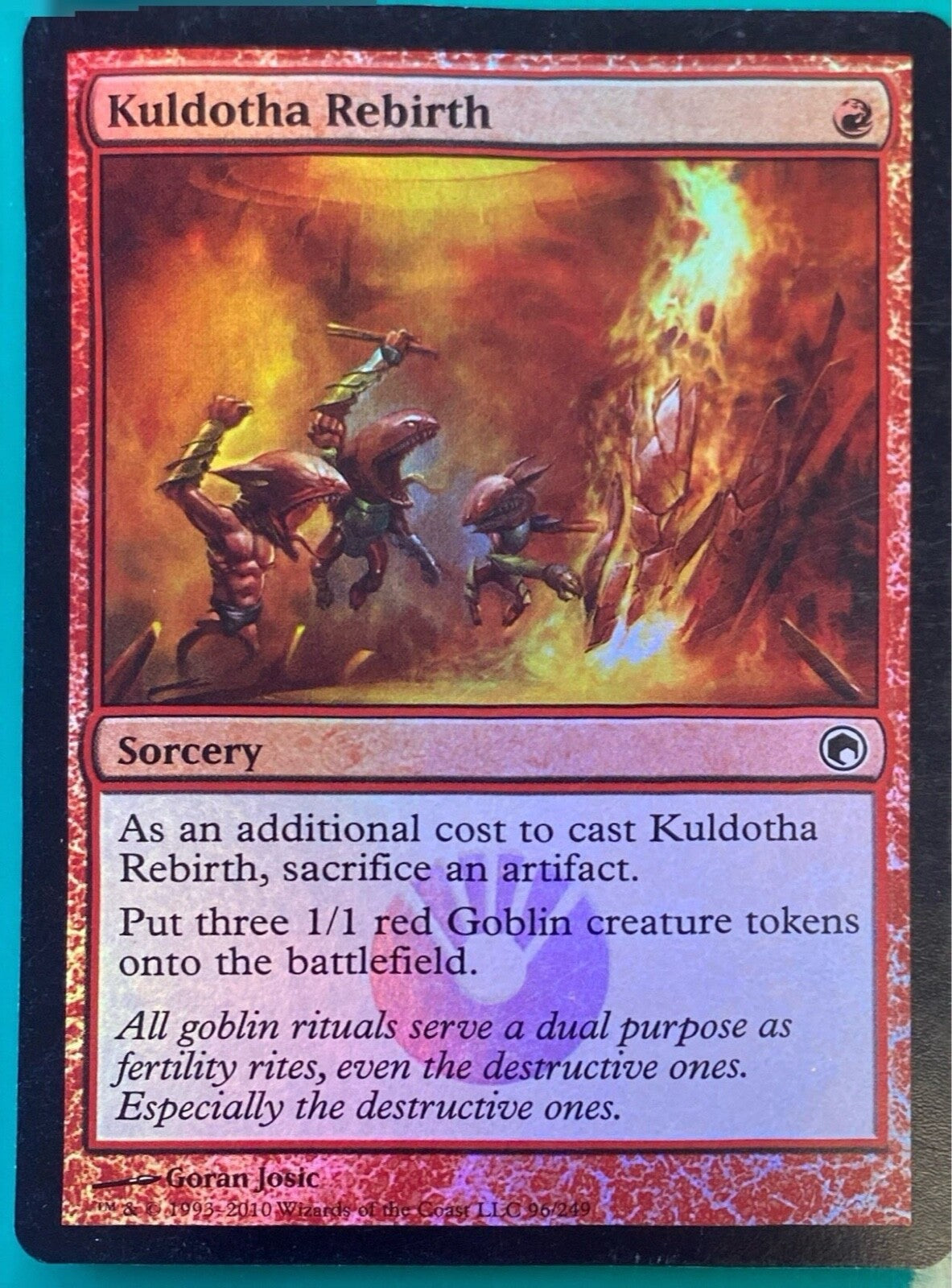 Magic the Gathering (MTG) Kuldotha Rebirth Scars of Mirrodin Foil
