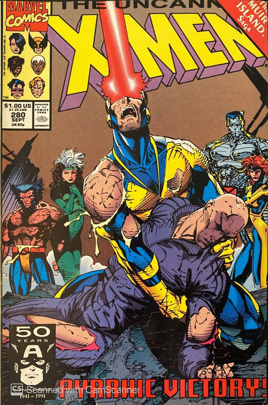 Marvel Comics Uncanny X-men #280 Copper Age 1991