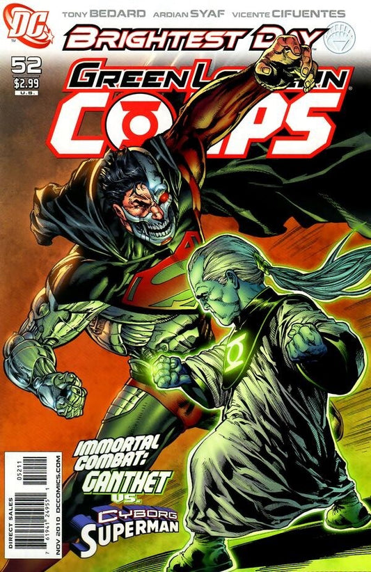 DC Comics Green Lantern Corps #52 Modern Age 2011 Brightest Day