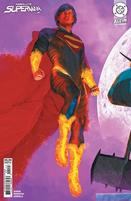 DC Comics Absolute Superman #1 5th Print Cover B Spears Variant Modern Age 2025