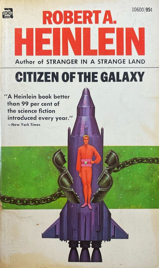 Citizen of the Galaxy by Robert Heinlein 1957 Ace 10600 Paperback