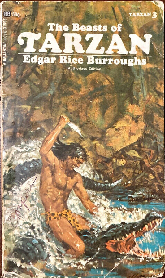 The Beasts of Tarzan by Edgar Rice Burroughs 1969 Ballantine 01593 Paperback