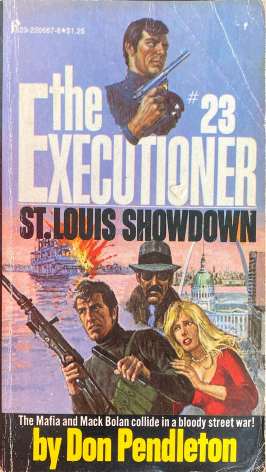 St. Louis Showdown by Don Pendleton 1976 Pinnacle Paperback Executioner #23
