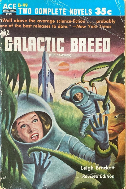 Galactic Breed/Conquest of the Space Sea by Brackett/Williams Ace Double D-99