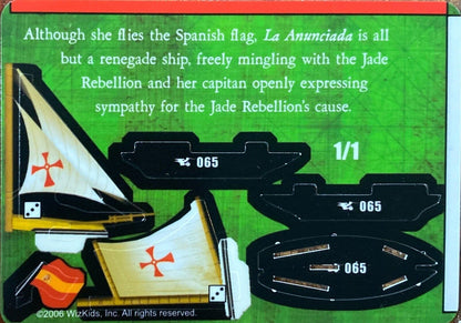 WizKids Pirates CSG of South China Seas 065 La Anunciada Unpunched