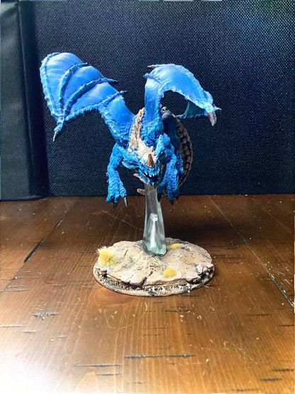 Dungeons & Dragons Blue Dragon Minifigure Custom Paint