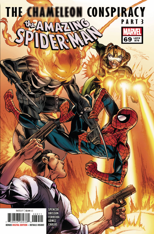 Marvel Comics Amazing Spider-man #69 Legacy #870 Modern Age Chameleon Conspiracy