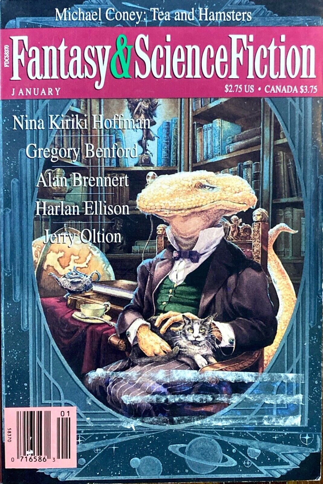 Fantasy & Science Fiction Vol. 88 No. 1 January 1995 Benford Ellison