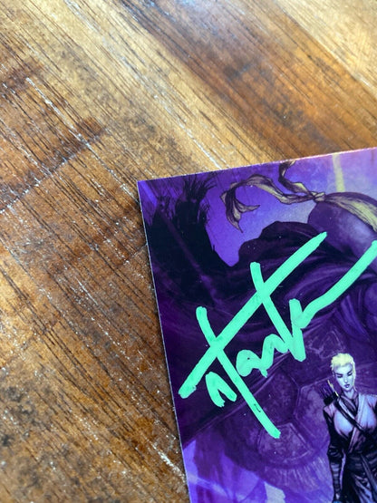 TMNT Teenage Mutant Ninja Turtles Jennika Art Card Signed Tyler Kirkham
