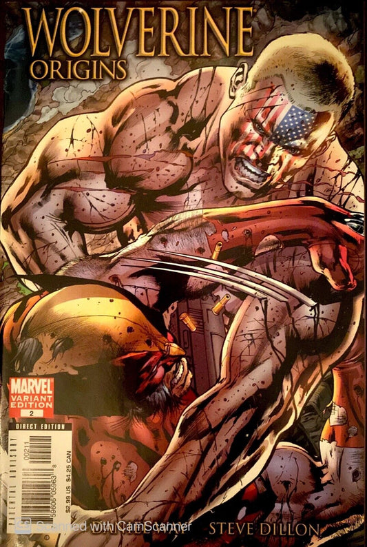 Marvel Comics Wolverine Origins #2 Modern Age 2006 Variant Cover C
