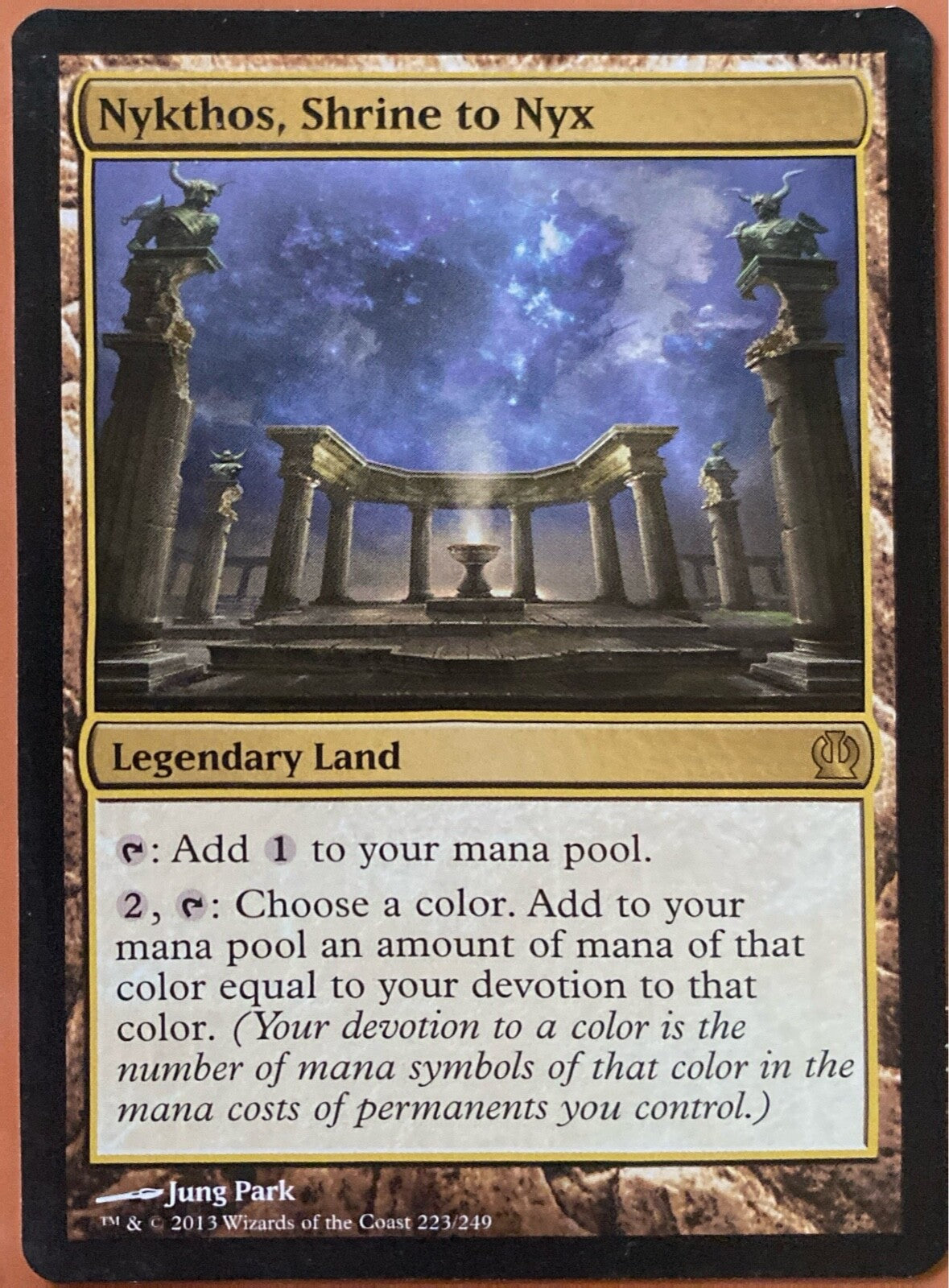 Magic the Gathering (MTG) Nykthos, Shrine to Nyx Theros