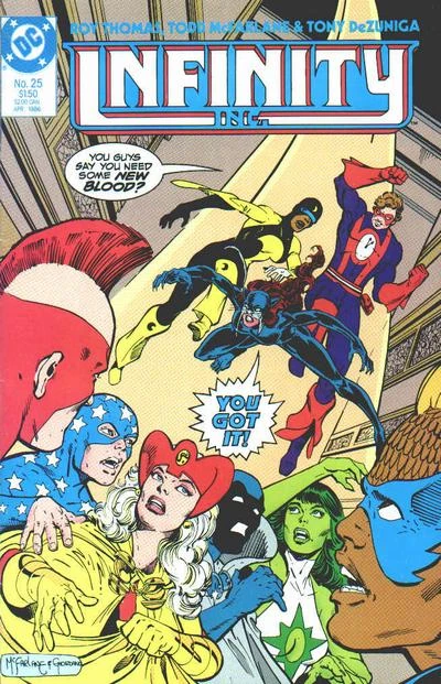 DC Comics Infinity Inc. #25 Copper Age 1986 McFarlane