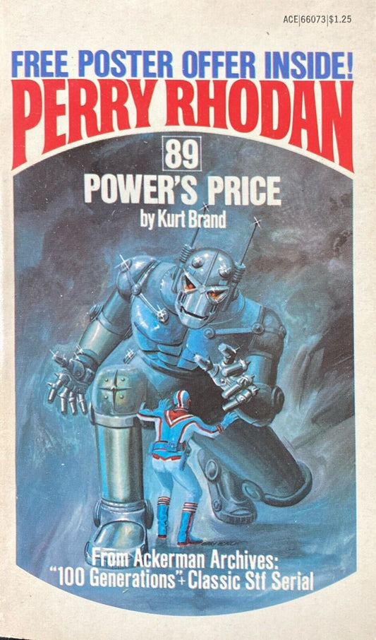 Perry Rhodan #89: Power's Price by Kurt Brand 1976 Ace Paperback