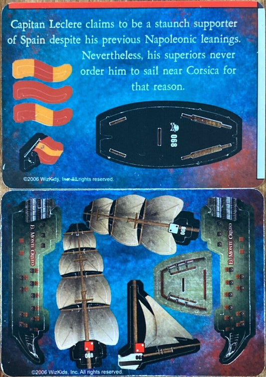 WizKids Pirates CSG of Davy Jones' Curse 068 El Monte Cristo Unpunched