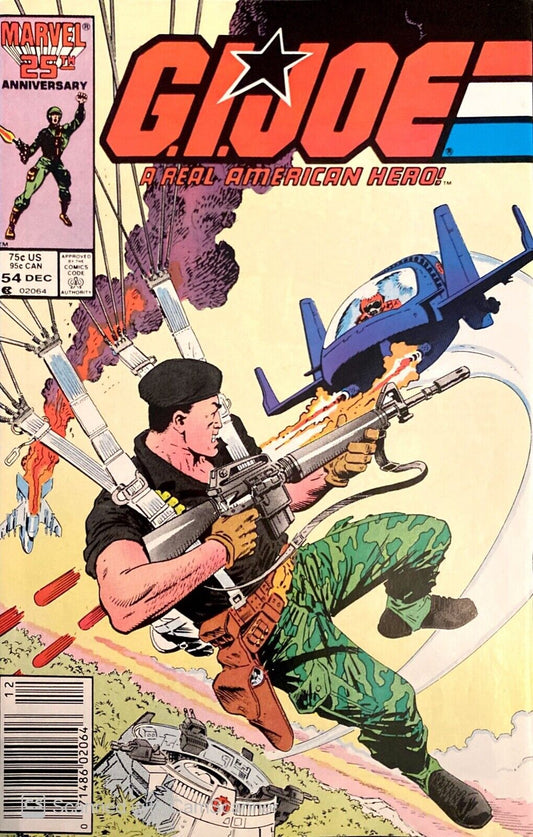 Marvel Comics G.I. Joe A Real American Hero #54 Copper Age 1986