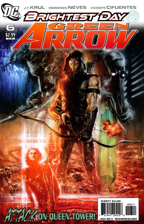 DC Comics Green Arrow #6 Modern Age 2011 Brightest Day