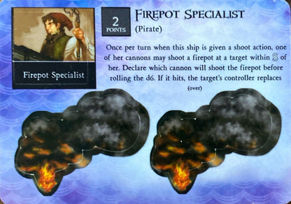 WizKids Pirates CSG at Ocean's Edge 043 Firepot Specialist (Pirate)