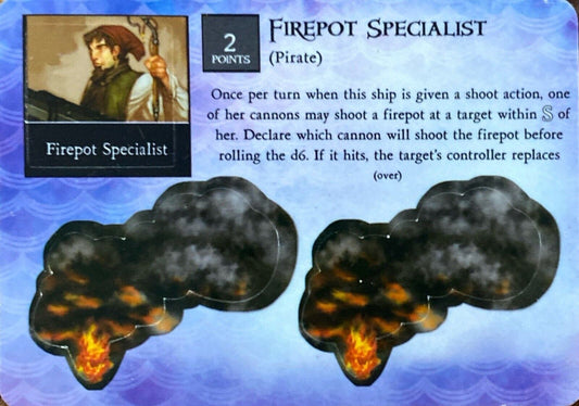 WizKids Pirates CSG at Ocean's Edge 043 Firepot Specialist (Pirate)