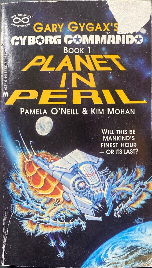Gary Gygax's Cyborg Commando Book 1: Planet in Peril 1987 Paperback