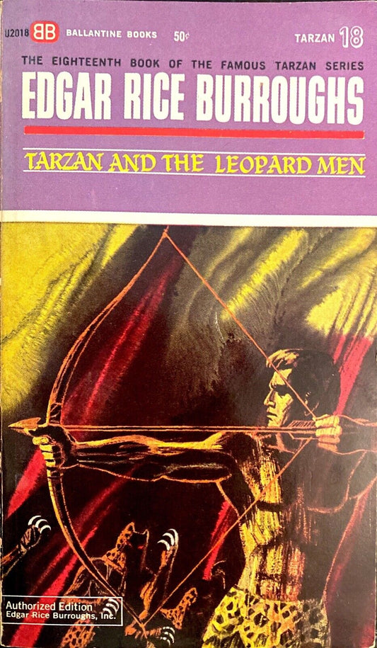 Tarzan and the Leopard Men by Edgar Rice Burroughs 1964 Ballantine Paperback