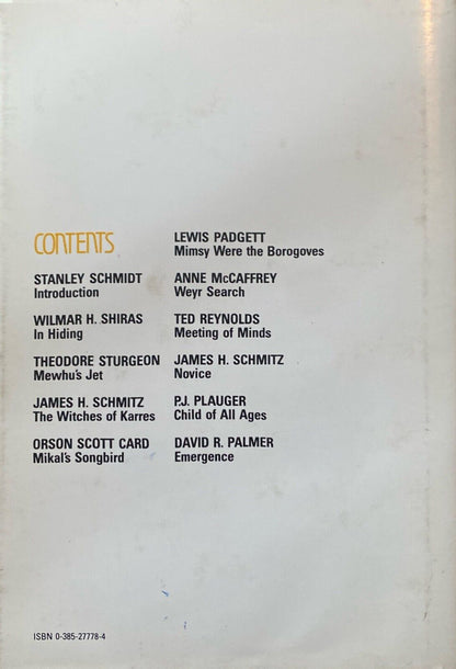Analog's Children of the Future ed. by Stanley Schmidt 1982 Dial Press Hardcover
