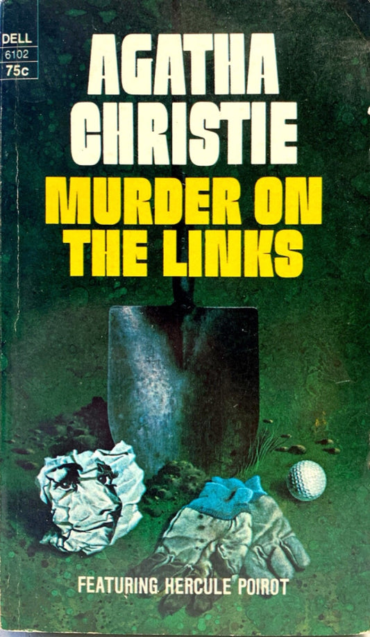 Murder on the Links by Agatha Christie 1970 Dell 6102 Paperback