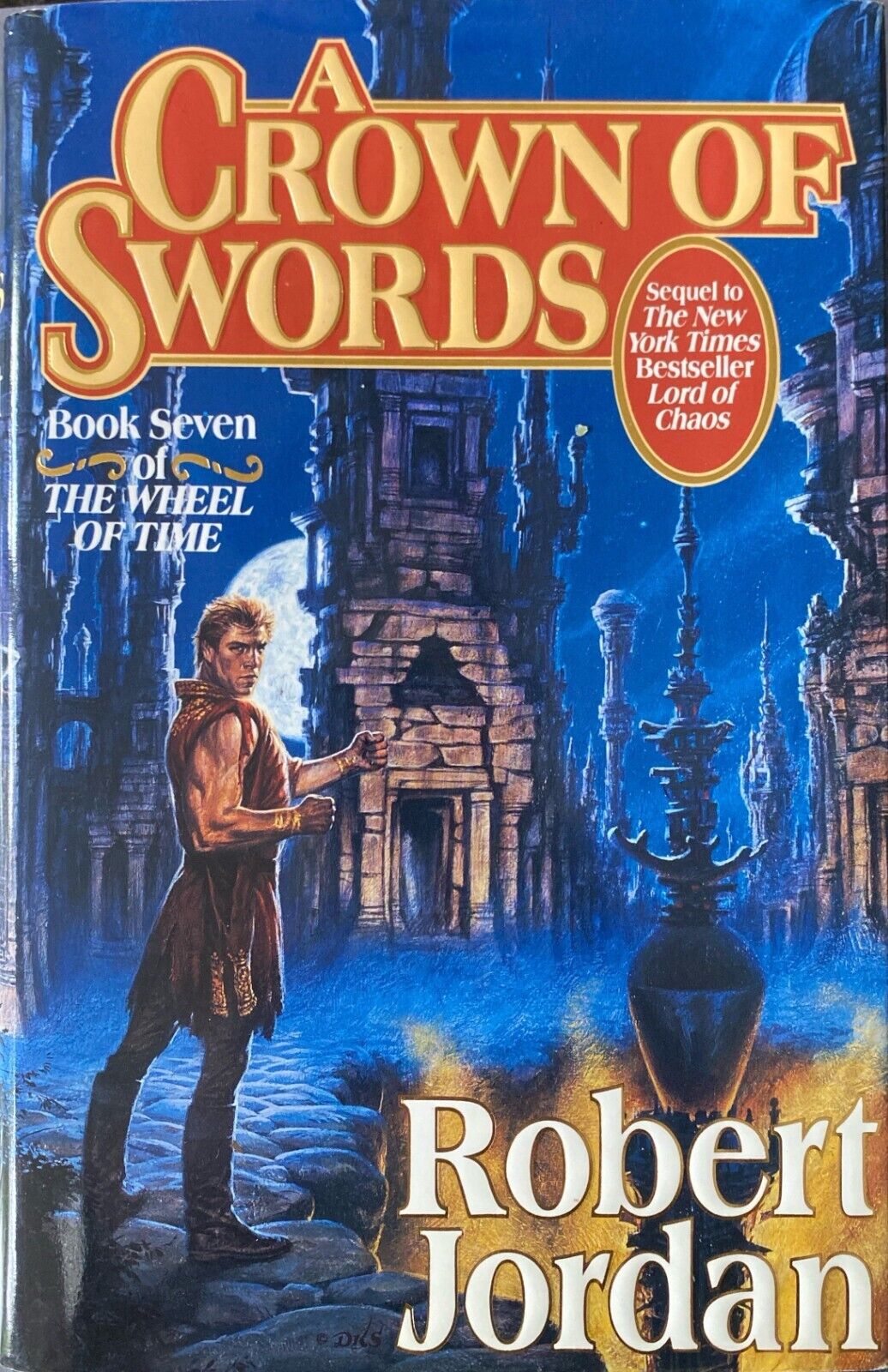 A Crown of Swords by Robert Jordan 1996 Tor Hardcover Wheel of Time Book 7