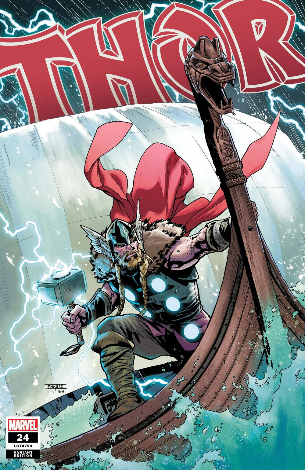Marvel Comics Thor #24 Legacy #750 Modern Age 2022 Asrar Variant