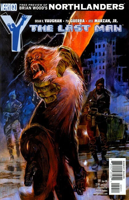 Vertigo Comics Y the Last Man #59 2007 Modern Age