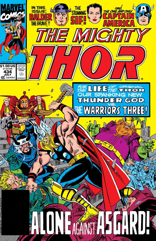 Marvel Comics Thor #434 Copper Age 1991