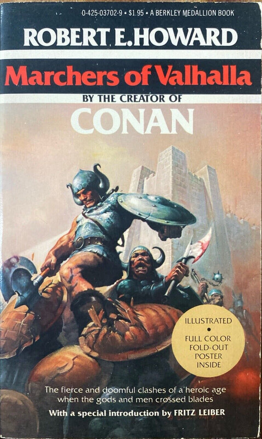 Marchers of Valhalla by Robert E. Howard 1979 Berkley Medallion Paperback