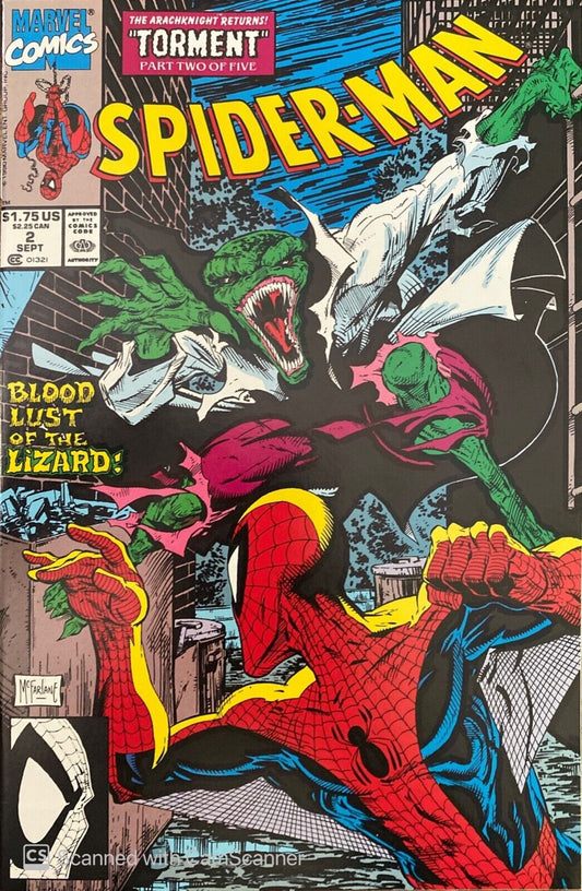 Marvel Comics Spider-man #2 Copper Age 1990
