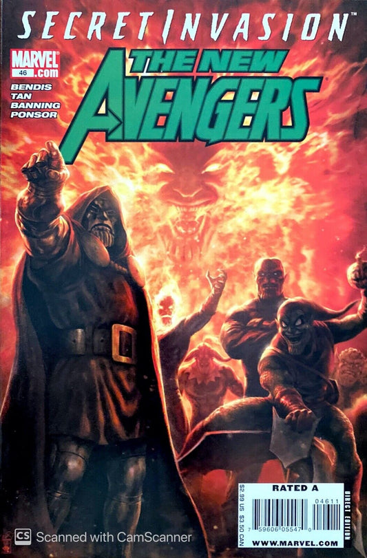 Marvel Comics New Avengers #46 2008 Modern Age
