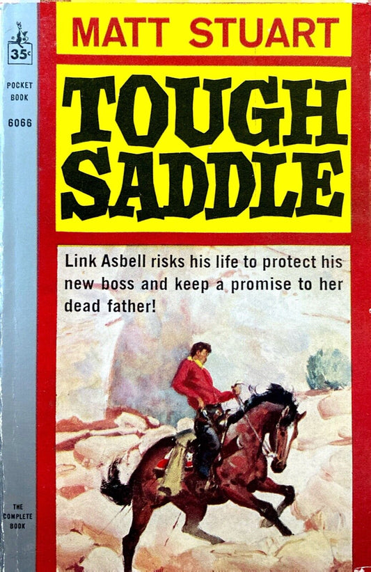Tough Saddle by Matt Stuart 1961 Pocket 6066 Paperback
