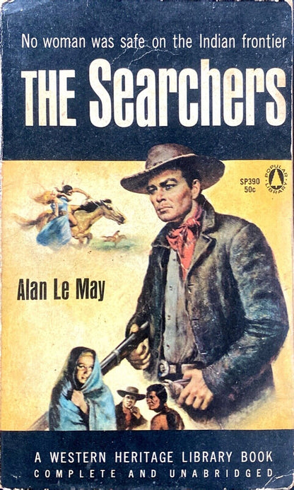 The Searchers by Alan LeMay 1954 Popular Library SP390 Paperback