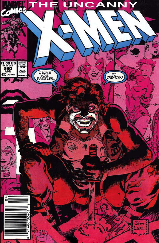 Marvel Comics Uncanny X-men #260 Copper Age 1990