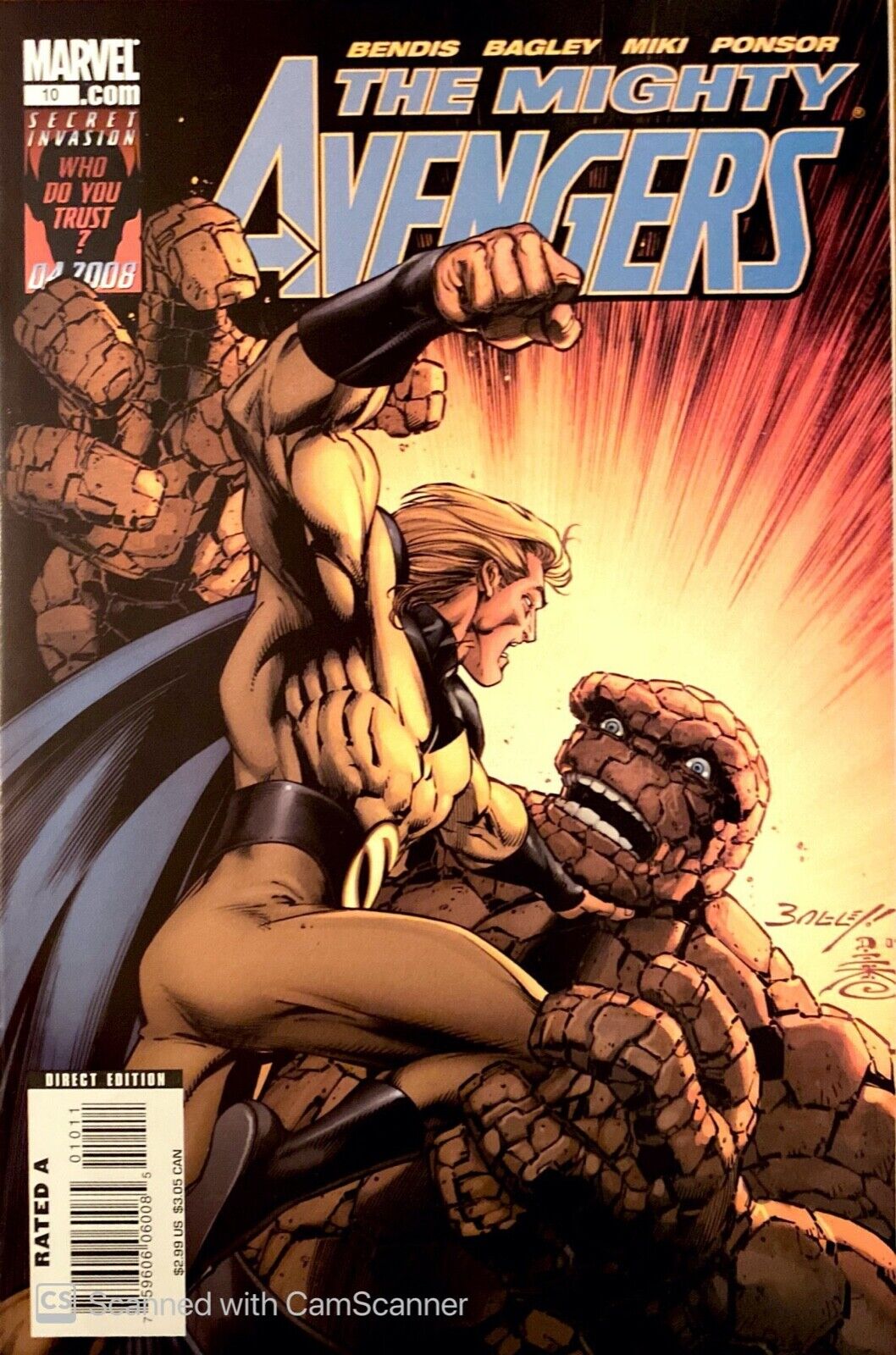 Marvel Comics Mighty Avengers #10 2008 Modern Age
