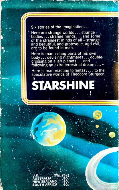 Starshine by Theodore Sturgeon 1971 Corgi Books Paperback British Edition
