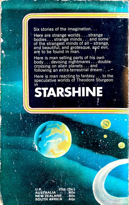 Starshine by Theodore Sturgeon 1971 Corgi Books Paperback British Edition