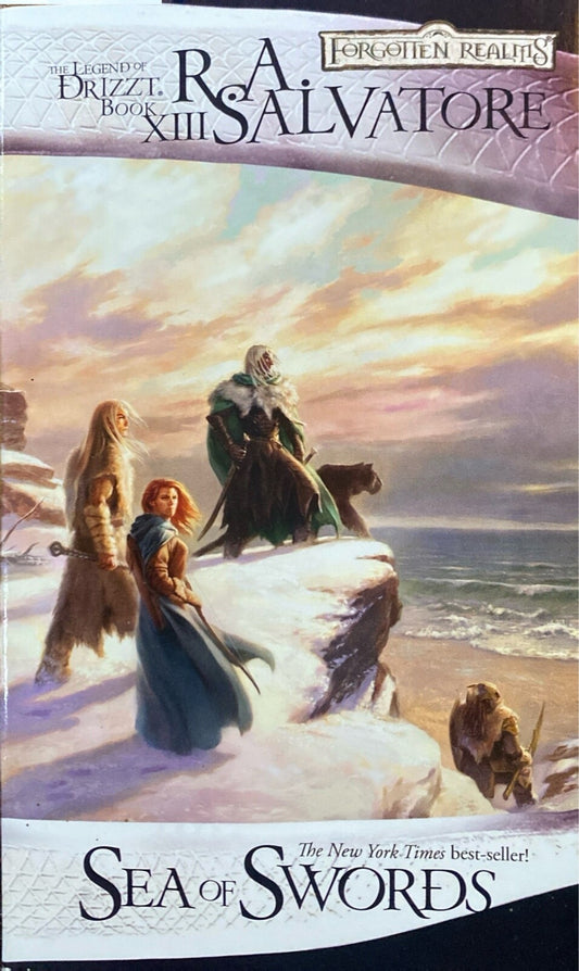 Sea of Swords by R.A. Salvatore 2009 Wizards Paperback Forgotten Realms Drizzt