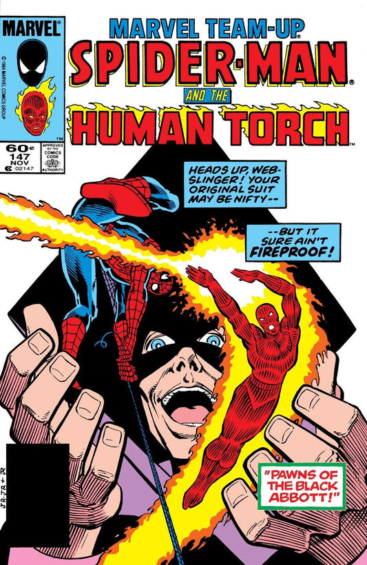 Marvel Comics Marvel Team-Up #147 Copper Age 1984 Spider-man Human Torch