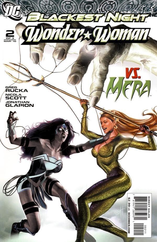 DC Comics Blackest Night: Wonder Woman #2 Modern Age 2010