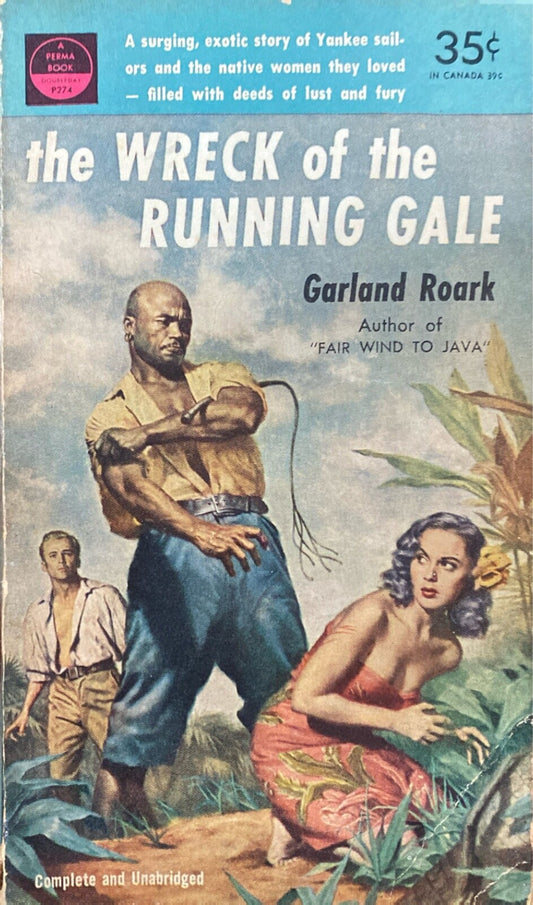 The Wreck of the Running Gale by Garland Roark 1954 Permabooks P274 Paperback