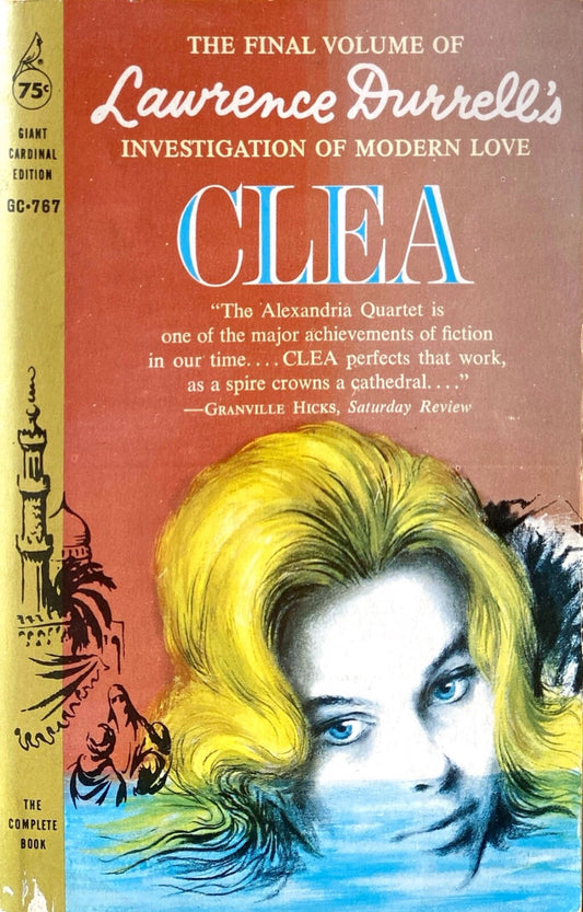 Clea by Lawrence Durrell 1961 Giant Cardinal GC-767 Paperback